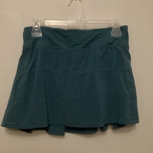 Lululemon Pace Rival Skort Skirt Tidewater Teal 6 Tall Good, gently used conditi